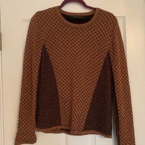 Rag and Bone lined sweater size large copper